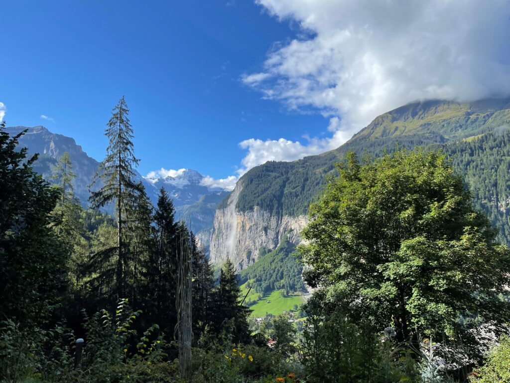 Jungfrau Marathon - Interlaken Zwitserland onderweg mooi uitzicht