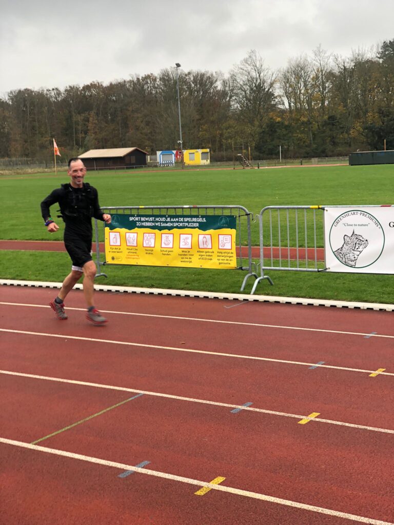 Finishfoto Graef Castricum Trail
