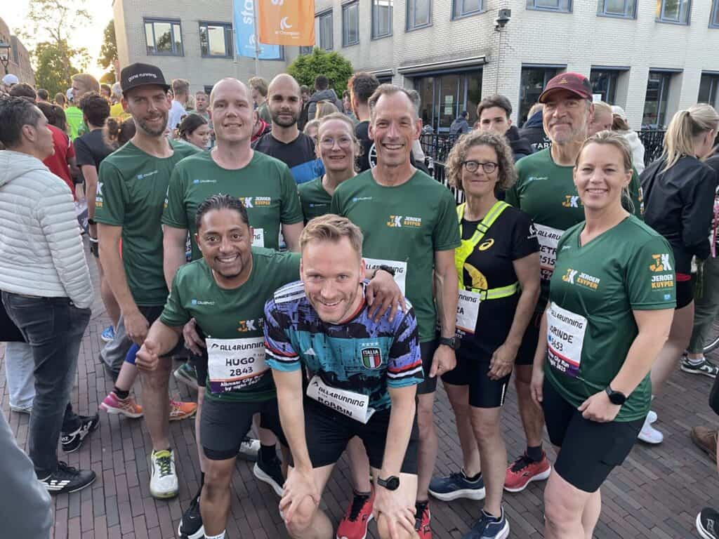 Met de loopgroep naar een wedstrijd